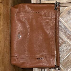 Brown Leather Classic Coach bag